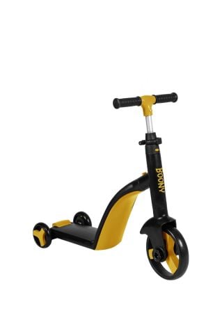 BOONY SARI ÇOCUK SCOOTER- BİSİKLET 1 ÜRÜN 3 ÖZELLİK 50 KG TAŞIMA KAPASİTELİ