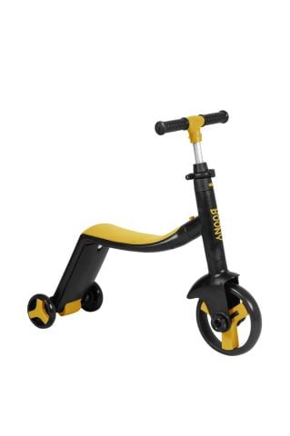 BOONY SARI ÇOCUK SCOOTER- BİSİKLET 1 ÜRÜN 3 ÖZELLİK 50 KG TAŞIMA KAPASİTELİ