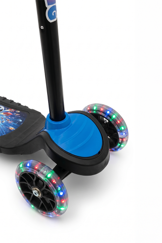 SWING Işıklı 3 Teker Çocuk Scooter (3+ Yaş) Mavi
