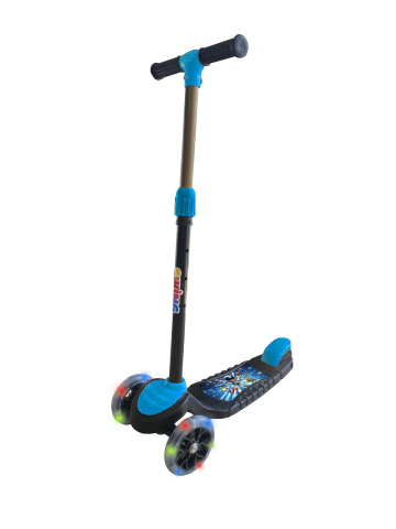 SWING Işıklı 3 Teker Çocuk Scooter (3+ Yaş) Mavi