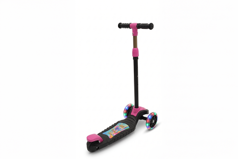 SWING Işıklı 3 Teker Çocuk Scooter (3+ Yaş) Pembe