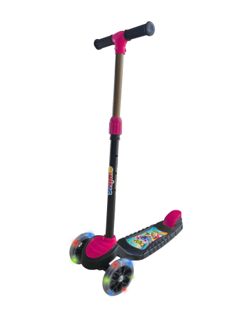 SWING Işıklı 3 Teker Çocuk Scooter (3+ Yaş) Pembe