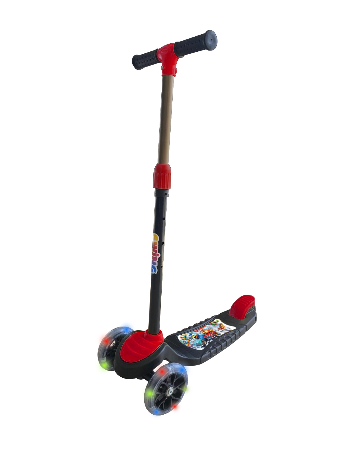 SWING Işıklı 3 Teker Çocuk Scooter (3+ Yaş) Kırmızı