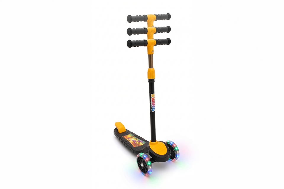 SWING Işıklı 3 Teker Çocuk Scooter (3+ Yaş) Sarı