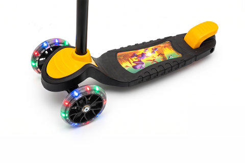 SWING Işıklı 3 Teker Çocuk Scooter (3+ Yaş) Sarı