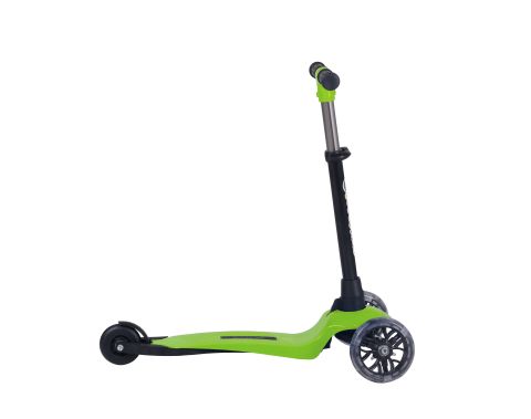 LEDDY Işıklı 3 Teker Çocuk Scooter (2+ Yaş) Yeşil