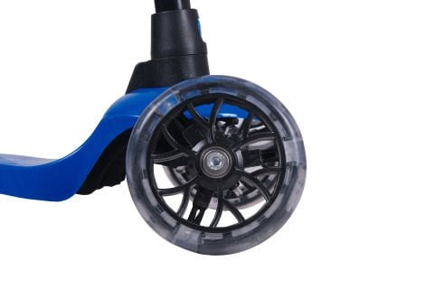 LEDDY Işıklı 3 Teker Çocuk Scooter (2+ Yaş) Mavi