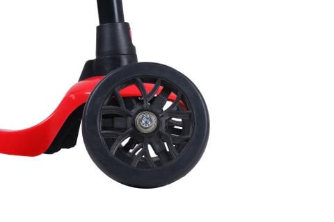 LEDDY 3 Teker Çocuk Scooter (2+ Yaş) Kırmızı