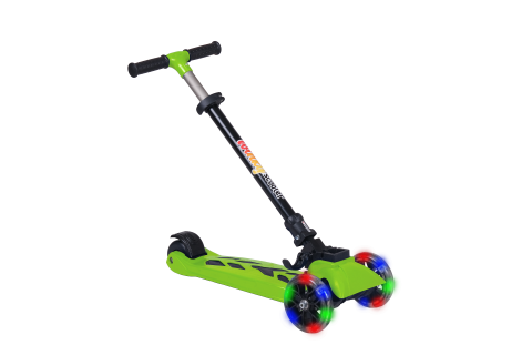 WINKY Işıklı 3 Teker Çocuk Scooter (5+ Yaş) Yeşil