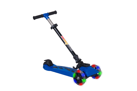 WINKY Işıklı 3 Teker Çocuk Scooter (5+ Yaş) Mavi