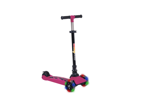 WINKY Işıklı 3 Teker Çocuk Scooter (5+ Yaş) Pembe