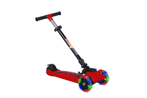 WINKY Işıklı 3 Teker Çocuk Scooter (5+ Yaş) Kırmızı