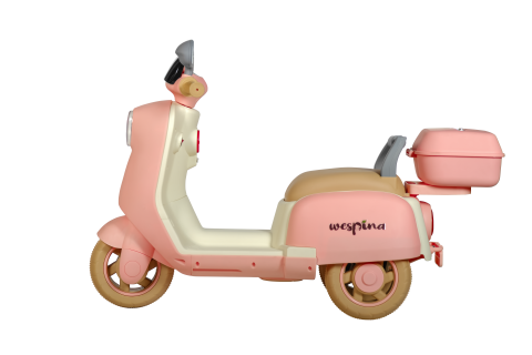 Wespina 3 Tekerli Akülü Motor (2-6 Yaş) Pembe