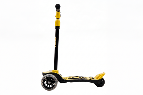 CHANKY Işıklı 3 Teker Çocuk Scooter (3+ Yaş) Sarı