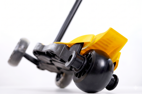 CHANKY Işıklı 3 Teker Çocuk Scooter (3+ Yaş) Sarı