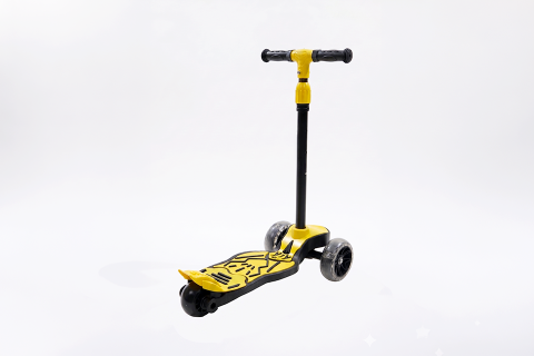CHANKY Işıklı 3 Teker Çocuk Scooter (3+ Yaş) Sarı