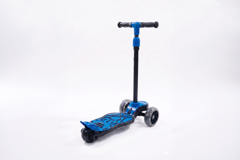 CHANKY Işıklı 3 Teker Çocuk Scooter (3+ Yaş) Mavi