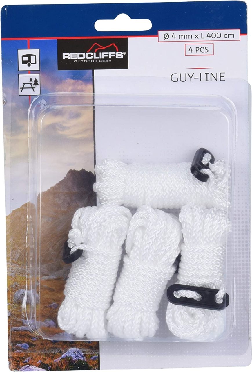 Guy Line 4M Set 4'lü Beyaz Halat