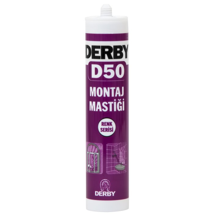Derby D50 Montaj Mastiği Kahve - 500g