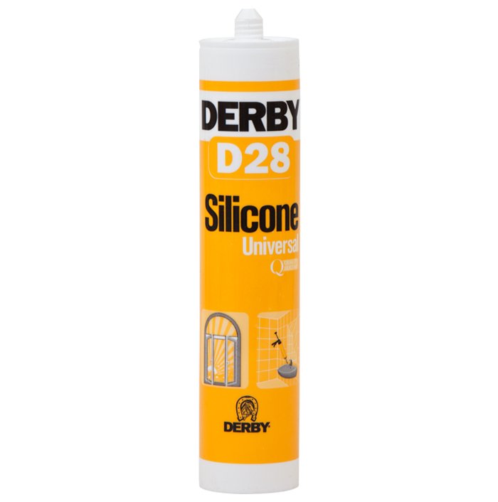 Derby D28 Genel Amaçlı Silikon Beyaz - 280g