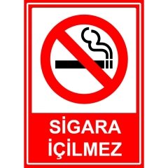 Sigara içilmez (kod 128) 7x24,5