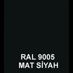 Akrilik Sprey Boya Mat Siyah RAL 9005