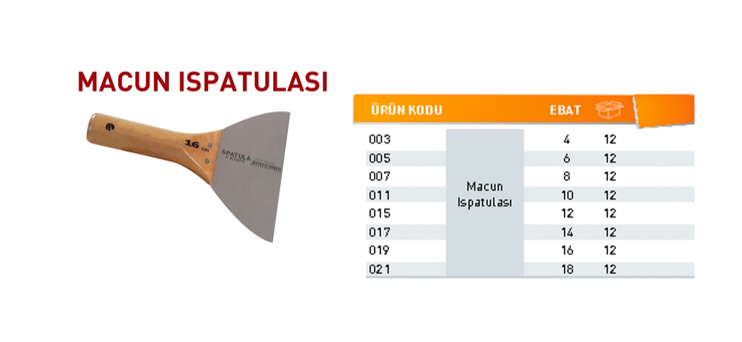 Macun Spatulası No:12