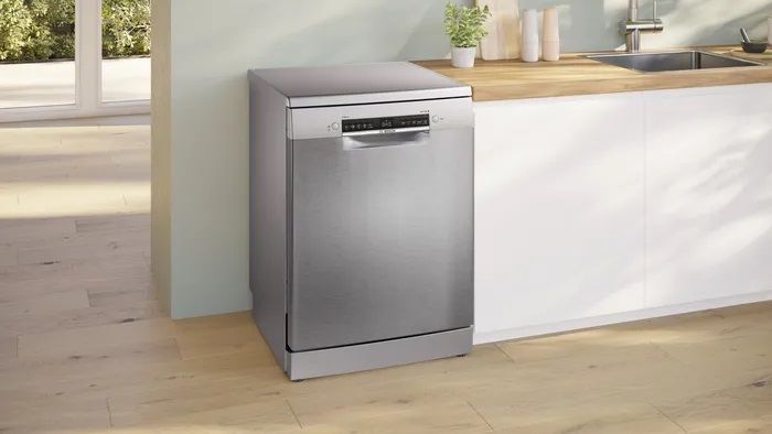 SMS4IKI51Q-Seri 4- bulaşık makinesi 60 cm gümüş inox-Home Connect