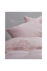 Nazen Pudra Pamuk Saten Nevresim Pike Set