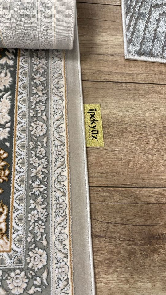 Woven Serisi 844A Premium Bej-Gri Modern Salon Halısı