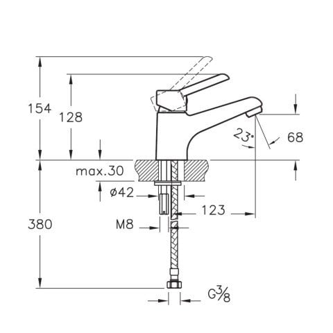 PUNTO+ VİVA Lavabo Bataryası