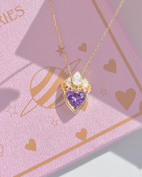 Rapunzel Crown Necklace 925 sterling silver