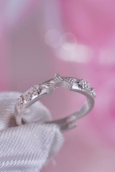 Rapunzel Sun Çift Yüzüğü -  925 Ayar Gümüş
