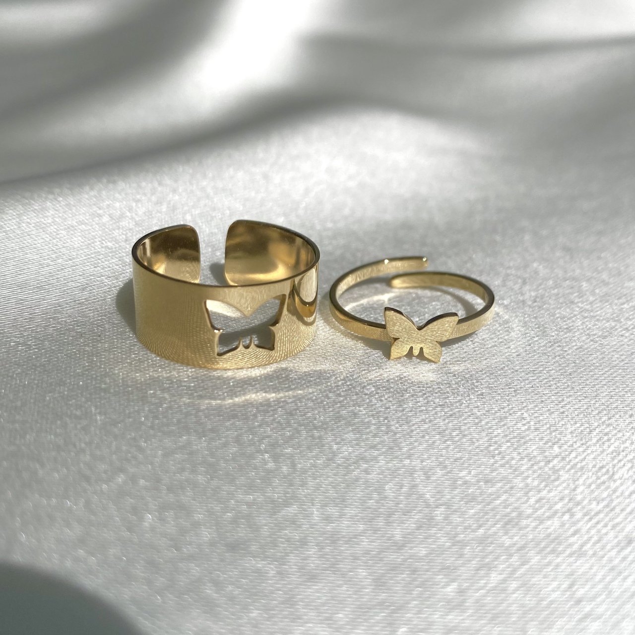 Butterfly cut out ring deals