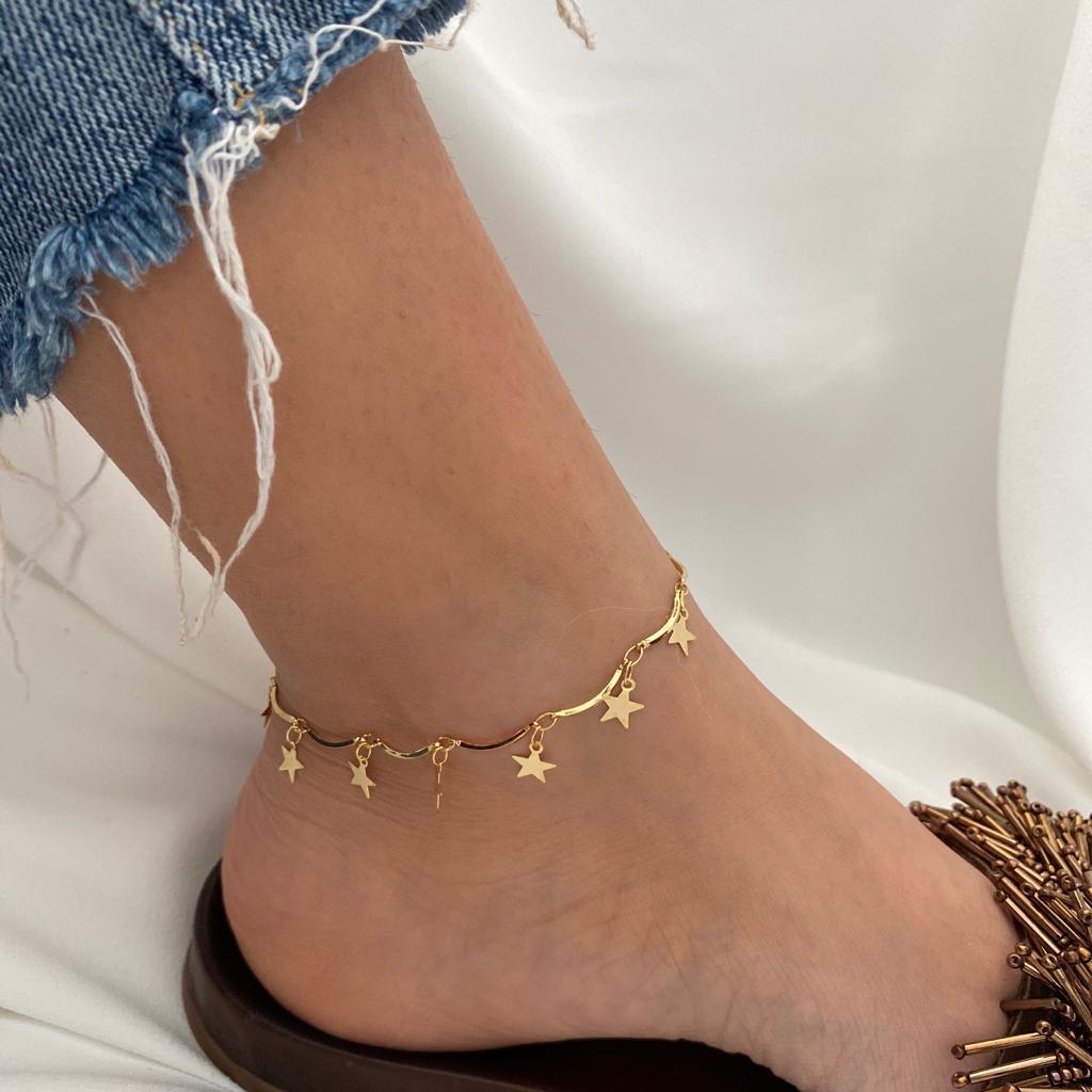 Star anklet deals