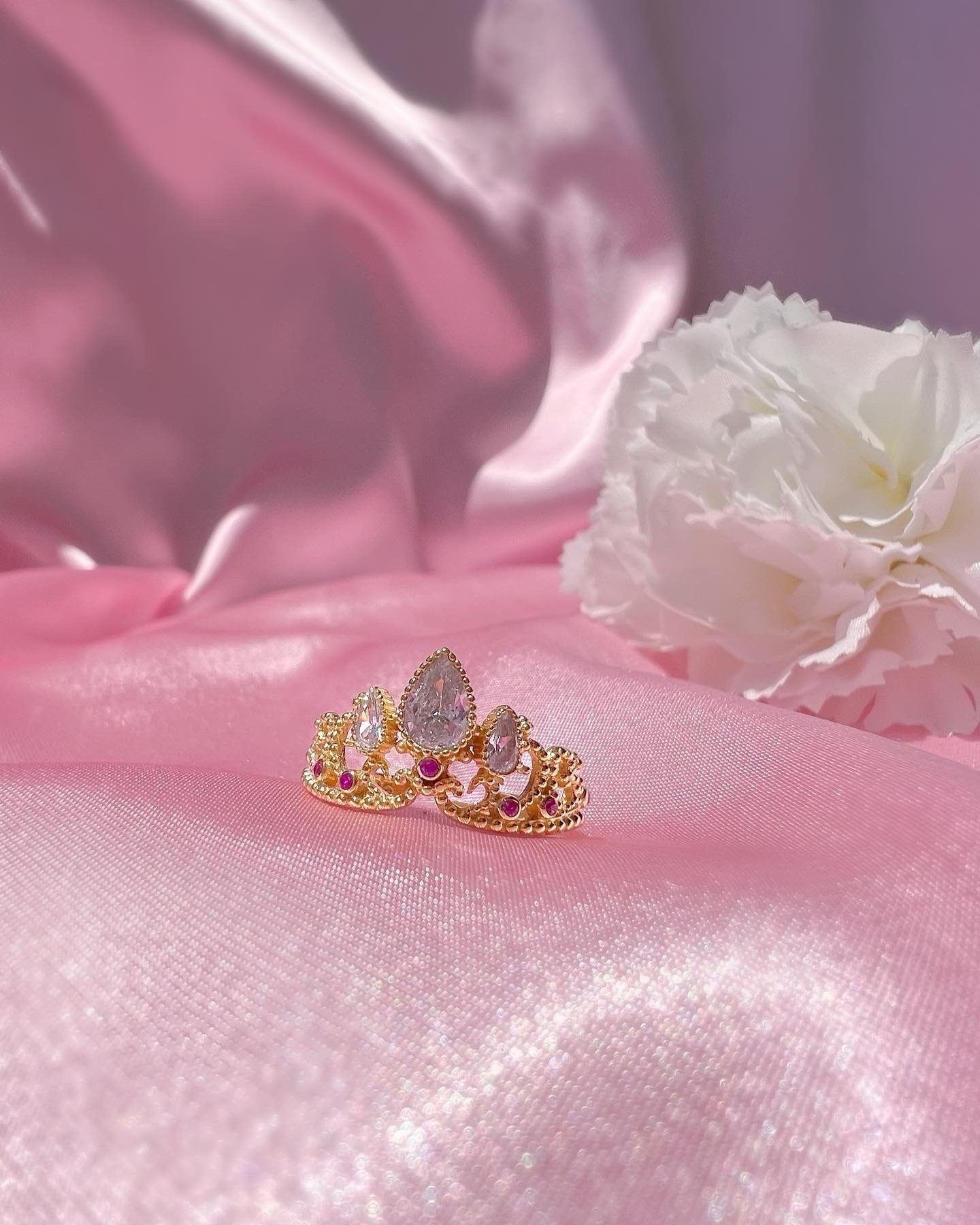 RAPUNZEL Crown Ring 925 sterling silver