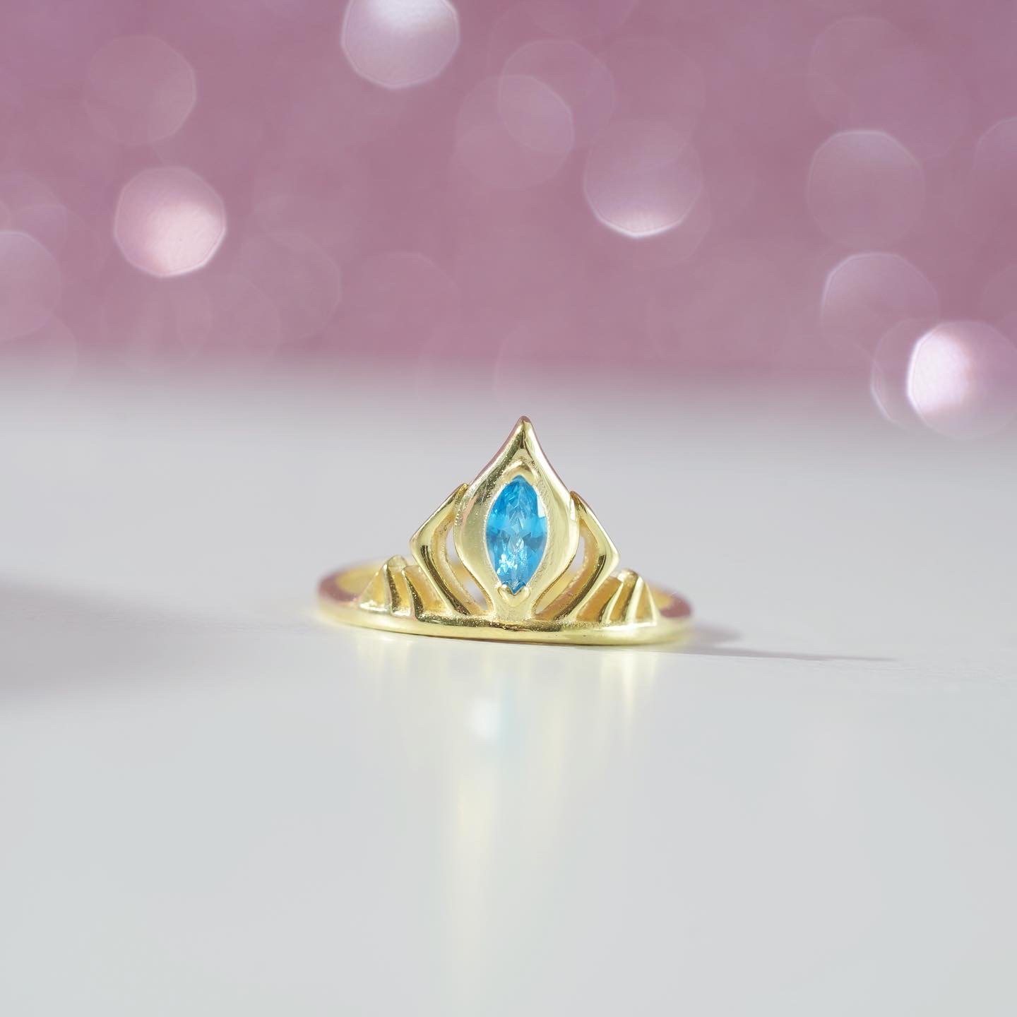 Elsa Crown Yüzük - 925 Ayar Gümüş