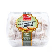 Çifte Kavrulmuş Duble Antep Fıstıklı Lokum 100 Gr Pkt