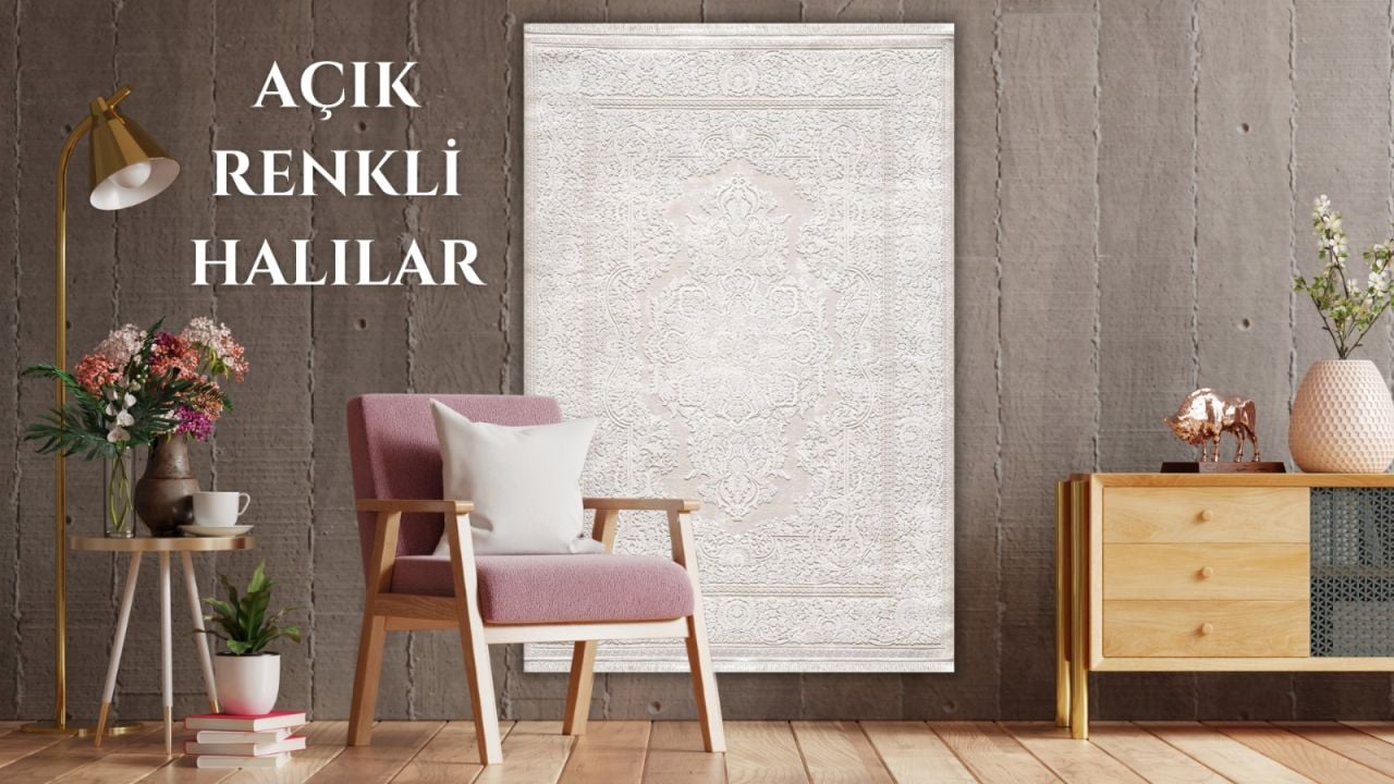 Sezonun Yükselen Modası Halılarda Soft Tonlarla Açık Renklerin Minimalist Şıklığı