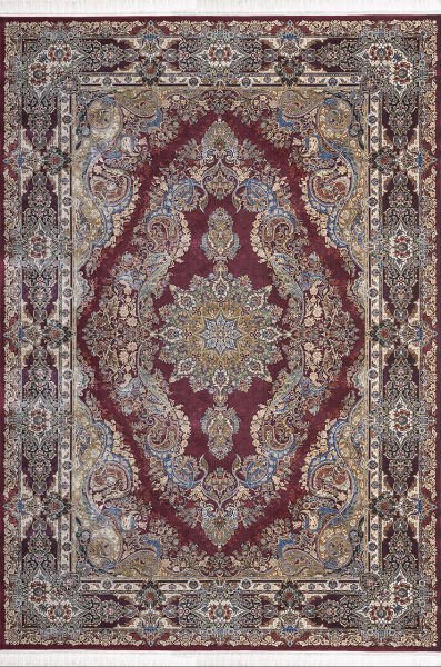 Artemis Halı Silk - 05156B - İpek Halı Bordosu