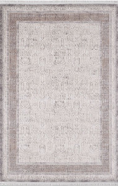 Artemis Halı Barok - 02247D - Bej Antrasit Krem Halı