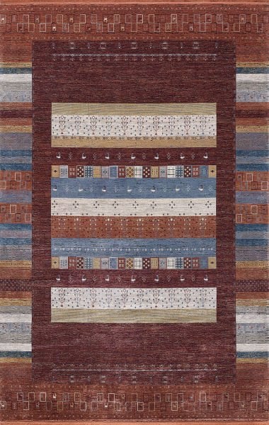 Artemis Halı Bella - 6475A - Turuncu Bordo Halı
