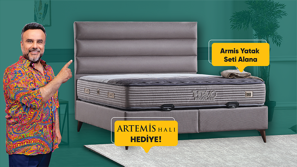 Armis Yatak’tan Yatak Seti Alana Artemis Halı Hediye!