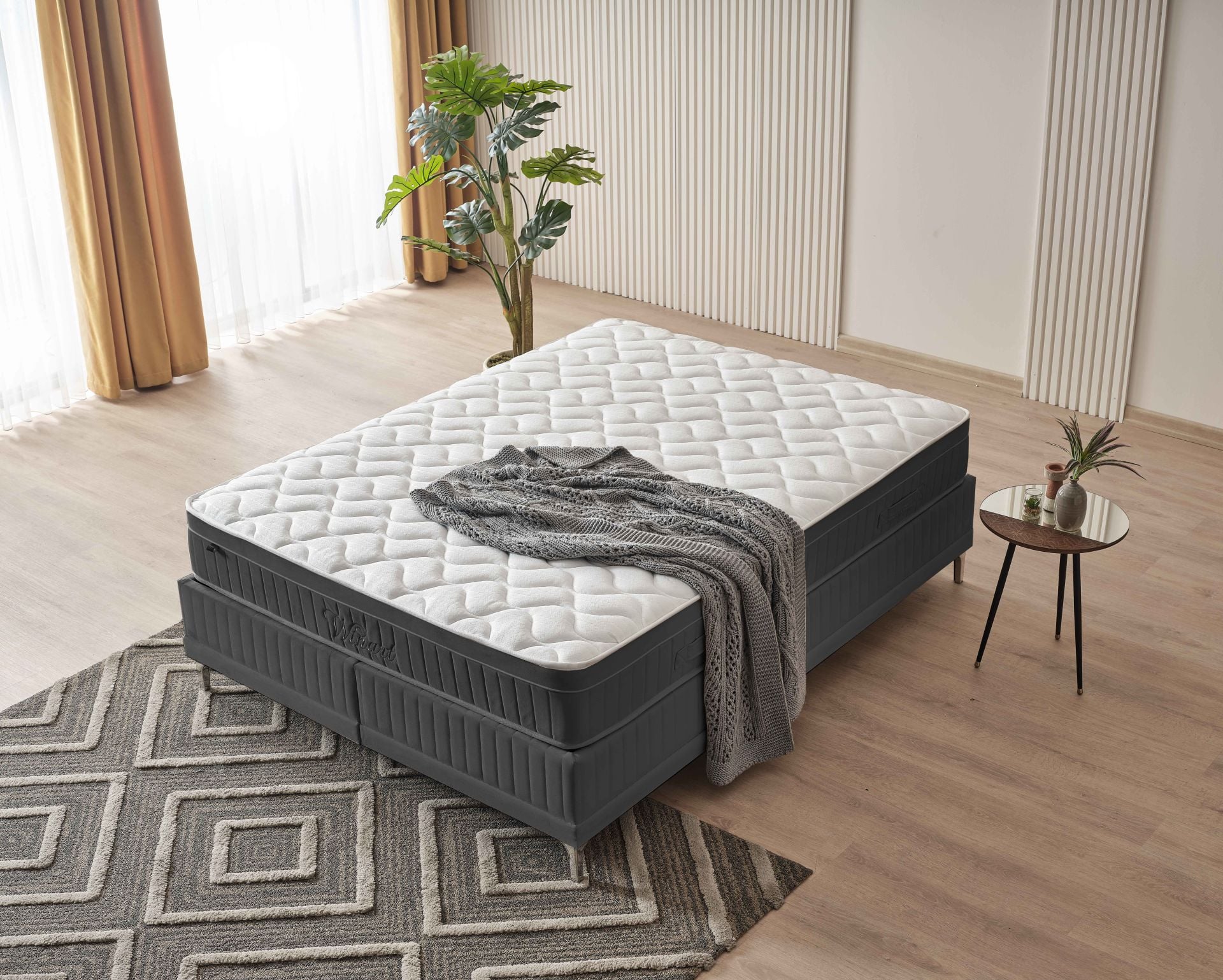 Winart Yatak 200x200 - Antrasit