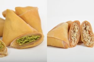 Fıstıklı Muska-Samsa 500 gr - Maraş Cevizli Muska-Samsa 500 gr