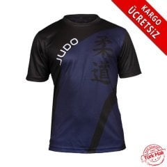 Dosmai Dijital Baskılı Judo T-shirt JDT075 Siyah