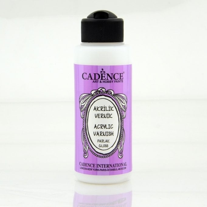 Cadence 120 ml Su Bazlı Akrilik Vernik (Parlak)