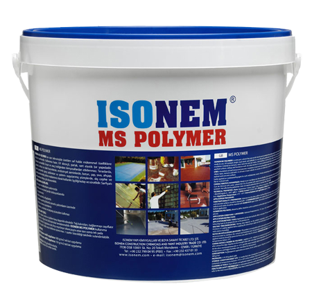 ISONEM MS POLYMER  5-10-18 Kg- % 300 Elastik Su Yalıtım Malzemesi Gri - 18 KG