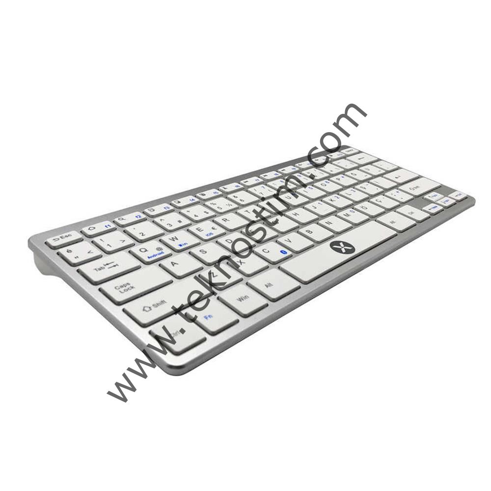 Dexim DKB0001-Dexim Prime Bluetooth Klavye Beyaz