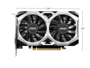 Msi GeForce GTX1650 DirectX 12 D6 VENTUS XS OCV1 4GB 128-Bit GDDR6 PCI E 3.0 x16 HDCP Ekran Kartı